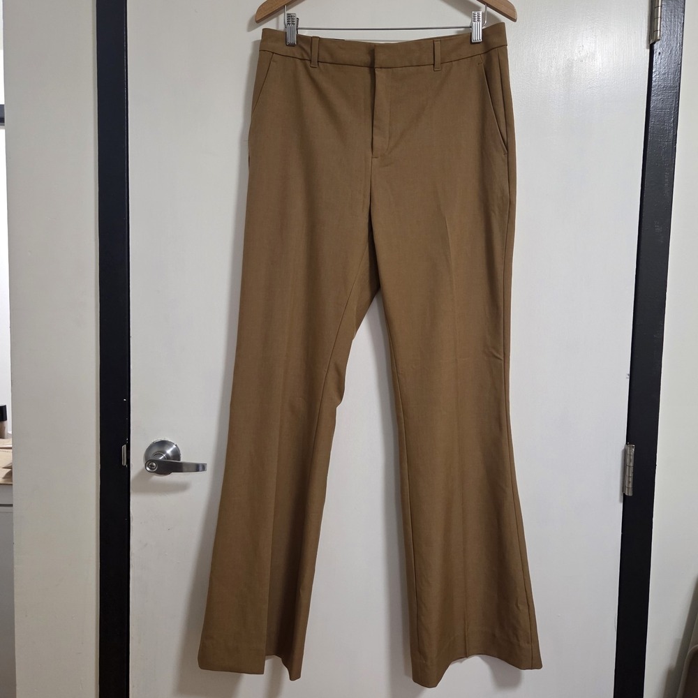 Banana Republic Womens Bootcut Dress Pants Brown High Rise Stretch Women's 10